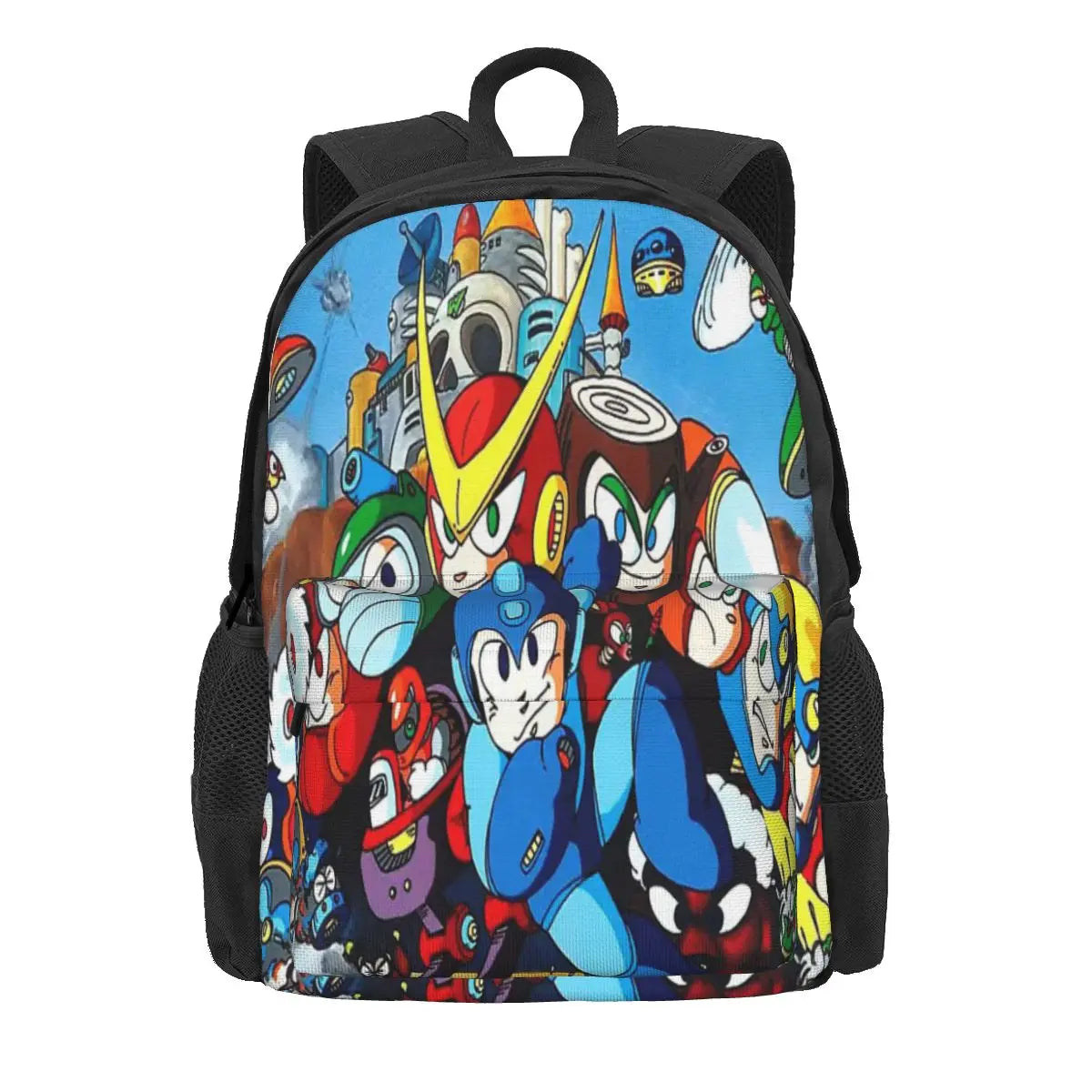Mega Man 2 Art Backpacks Men's Bags For Women