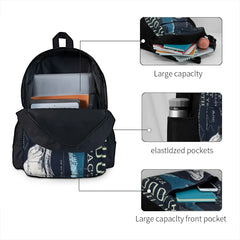 Megalodon Facts 2 Backpacks Men's Women's Eco Friendly Backpack