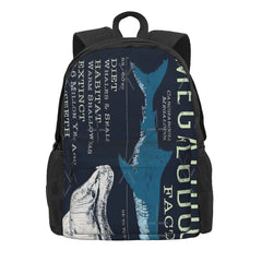 Megalodon Facts 2 Backpacks Men's Women's Eco Friendly Backpack