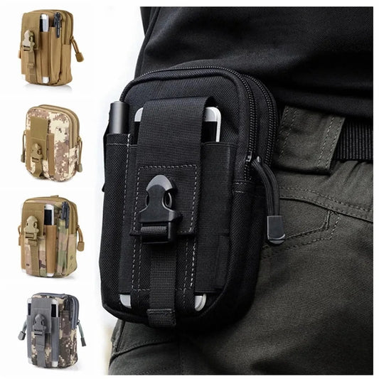 Men Belt Bag Molle Durable Waist Pack Sports Outdoor Camping