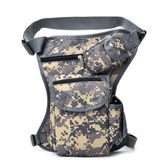 Canvas Drop Leg Bag Outdoor Waist Pack Belt Hip Bum Military Travel