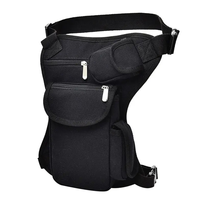 Men Canvas Drop Leg Bag Waist Pack Hip Bum Military