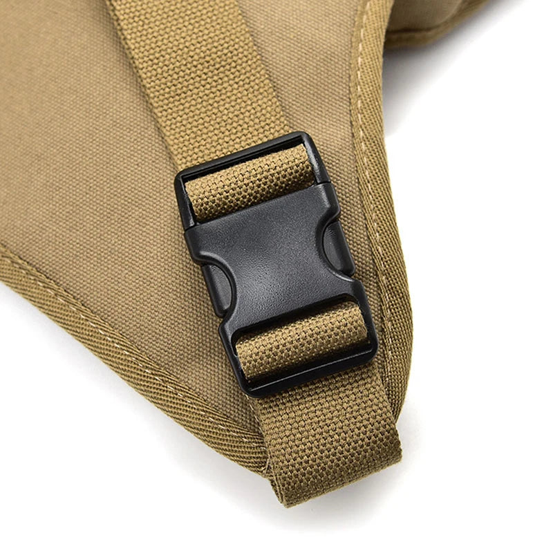 Canvas Drop Waist Bag for Men - Stylish Outdoor Pouch