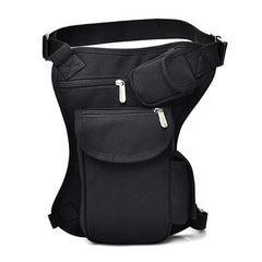 Men Canvas Drop Waist Bag Leg Pack for Bicycle and Motorcycle