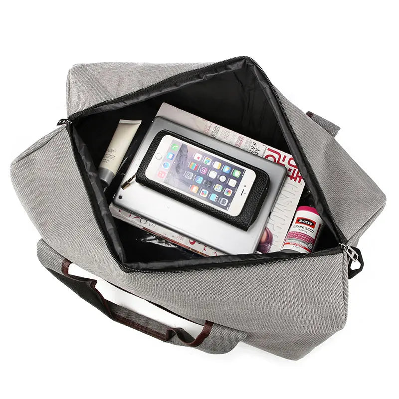 Canvas Travel Luggage Crossbody Duffel Shoulder Bag