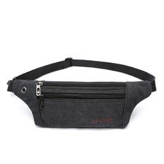 Men Casual Canvas Waist Pack Military Bag Pouch