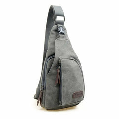 Men Casual Durable Fanny Waist Pack Canvas Hip Bum Bag Pouch Zipper Pockets