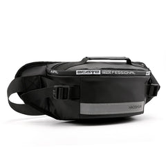 Casual Waterproof Nylon Waist Bag Unisex Fanny Pack Reflective Banana Belt Bags