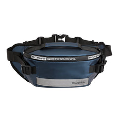 Casual Waterproof Nylon Waist Bag Unisex Fanny Pack Reflective Banana Belt Bags
