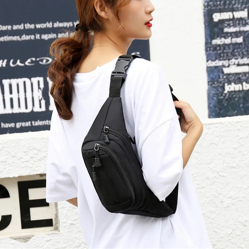 Canvas Waist Bag Fanny Pack Hip Wallet Phone Belt Pouch Travel Motorcycle