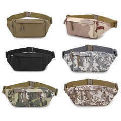 Men Fanny Pack Chest Shoulder Bag Nylon Waist Bag