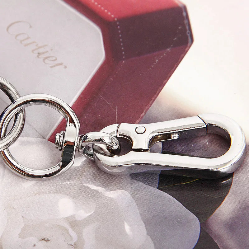 Vintage Leather Key Wallet Key Holder Zipper Key Case Bag