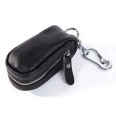 Vintage Leather Key Wallet Key Holder Zipper Key Case Bag