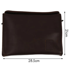 Men Leather Messenger Briefcase Laptop Shoulder Crossbody Bag Business Handbag