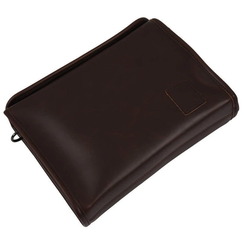 Men Leather Messenger Briefcase Laptop Shoulder Crossbody Bag