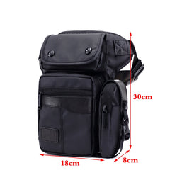 Men Motorcycle Riding Waist Bags Waterproof Thigh Bag Fanny Pack