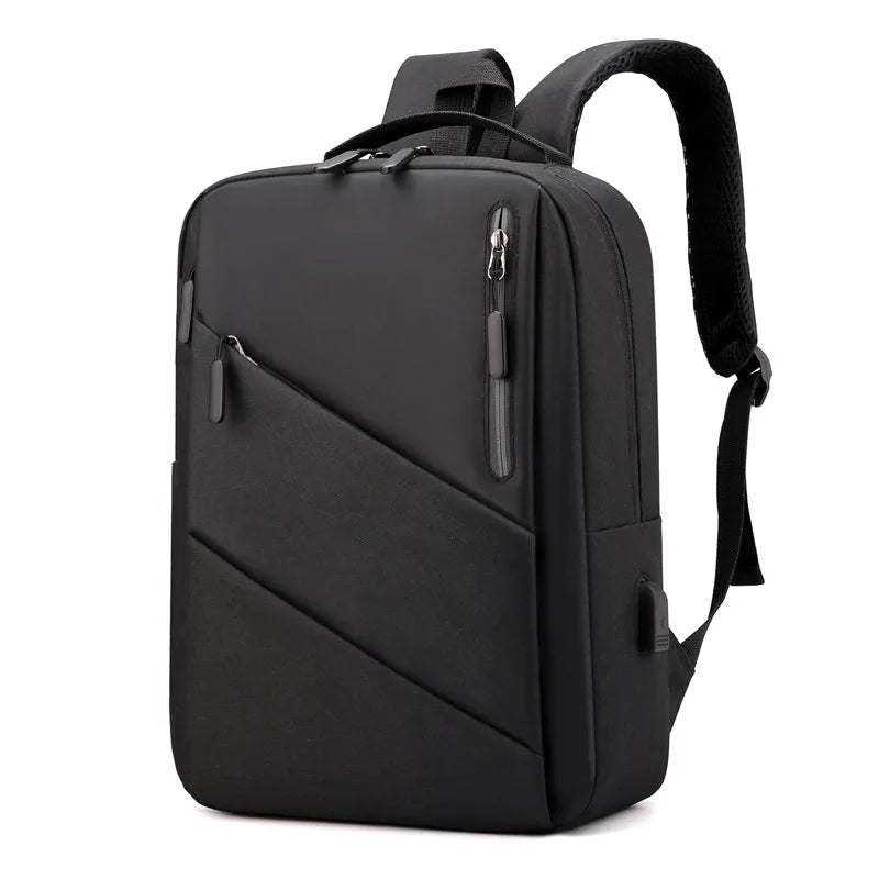 Men Waterproof Business Backpack Reflective Backpacks USB Charging Bag