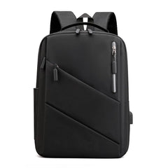 Men Waterproof Business Backpack Reflective Backpacks USB Charging Bag