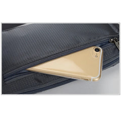 Men Nylon Belt Bum Waist Phone Pouch Fanny Pack Sport Zip Bag