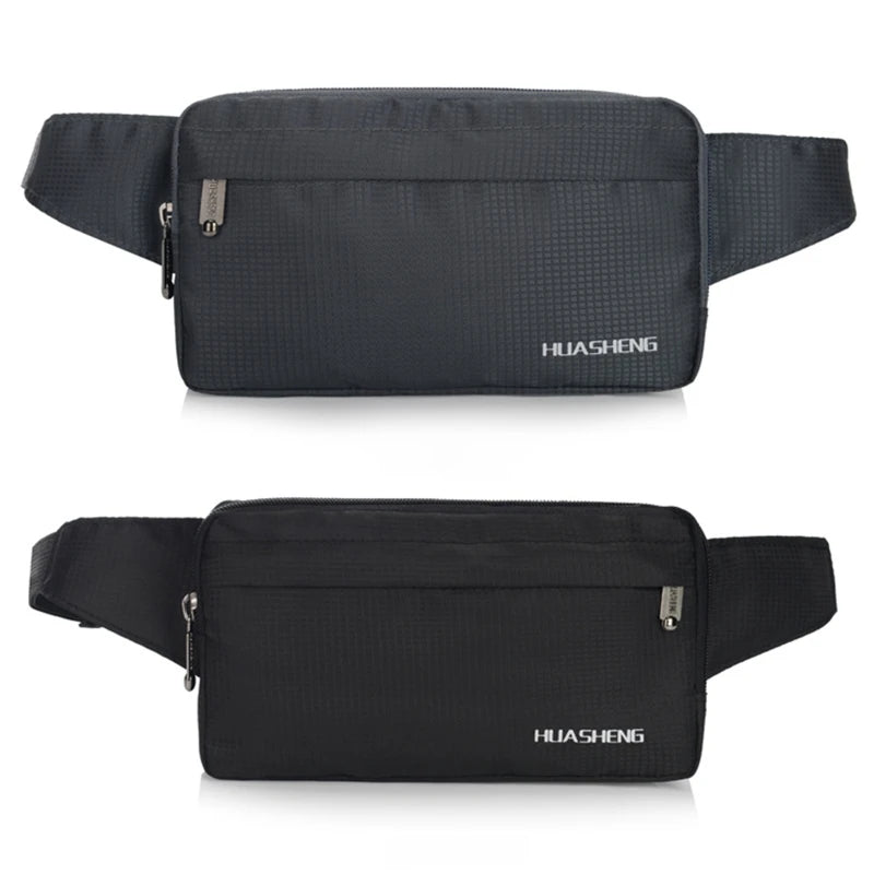 Men Nylon Belt Bum Waist Phone Fanny Pack Crossbody Bag