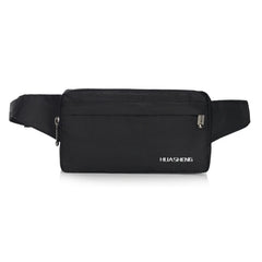 Men Nylon Belt Bum Waist Phone Pouch Fanny Pack Sport Zip Bag