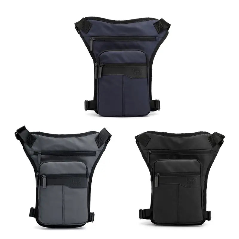 Men Nylon Motorcycle Hip Belt Waist Fanny Pack