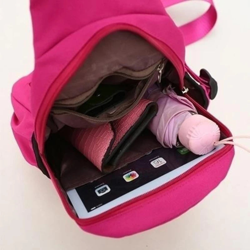 Men Nylon Outdoor Sport Shoulder Small Bag Crossbody Chest Pack Backpack