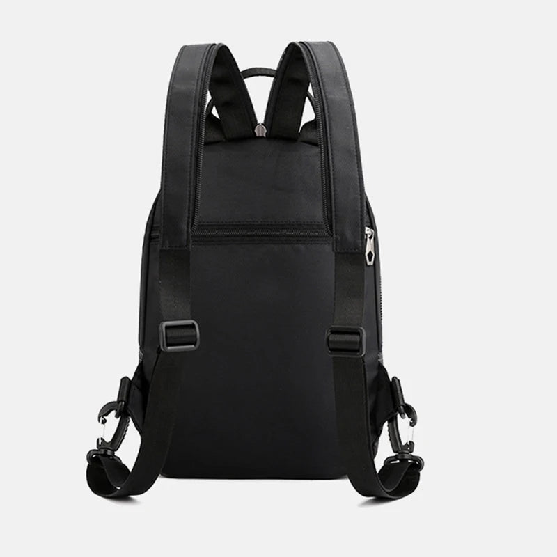 Men Nylon Small Backpack Rucksack Military Travel Bag