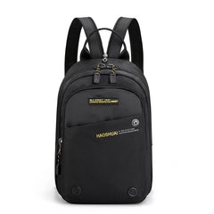 Men Nylon Small Backpack Rucksack Military Travel Bag