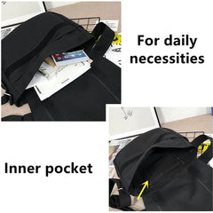 Personalized Canvas Crossbody Shoulder Bag for Travel, Men Women Crossbody Tote