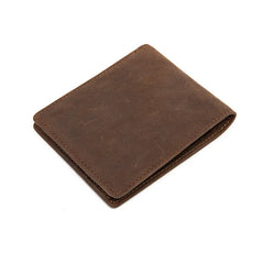 Men RFID Short Wallet High Leather Clutch Money Clip