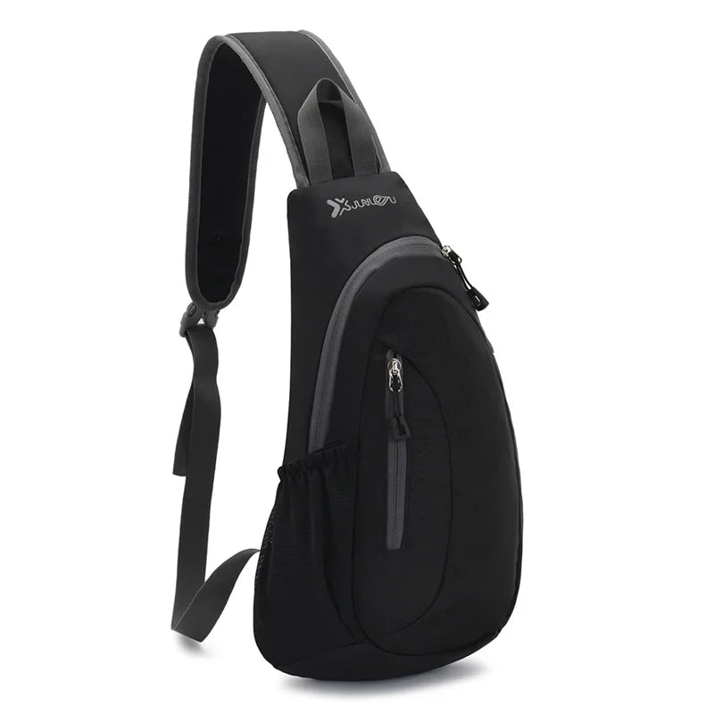 Men Shoulder Bag Backpack Outdoor Hiking Trekking Nylon Chest Packs Tactical Mil