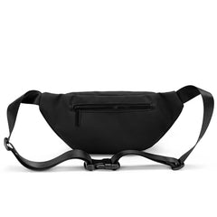 Men Solid Messenger Bag Large Capacity Shoulder Bag Waist Bag