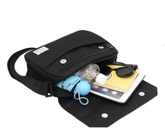 Men Small Oxford Shoulder Messenger Bags Solid Leisure Satchel