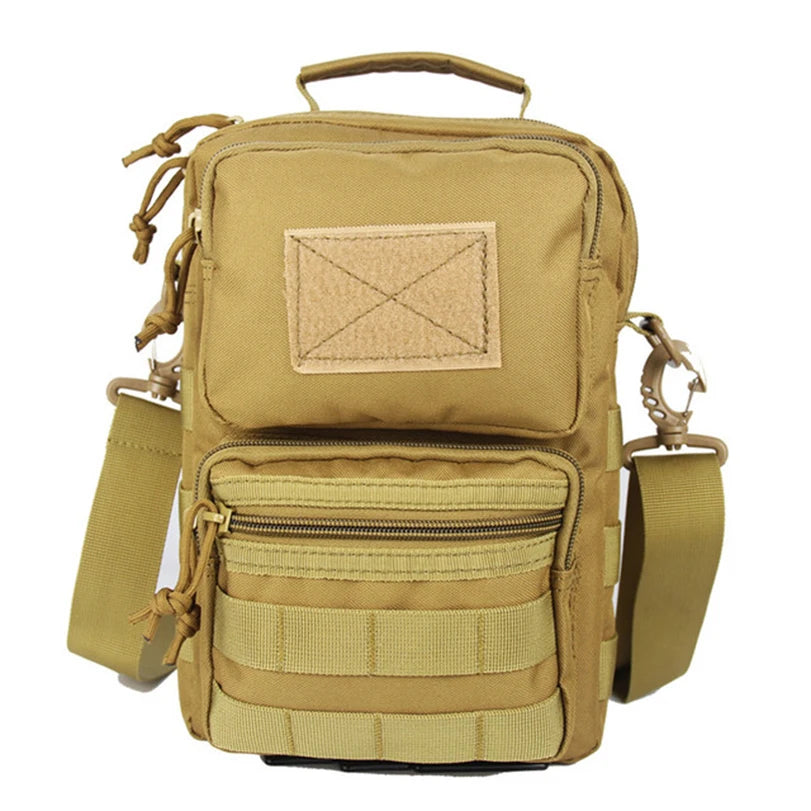 Men Tactical Bag Sling Mollle System Bags Sport Handbag Shoulder Pack Military C