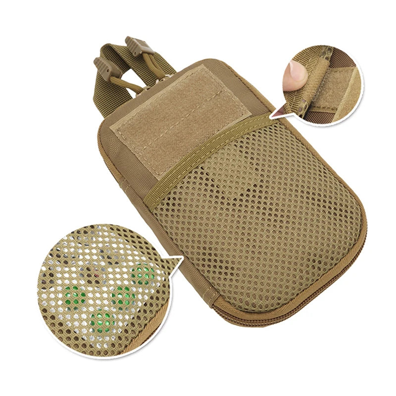 Tactical Molle Pouch Belt Waist Pack Bag for Men