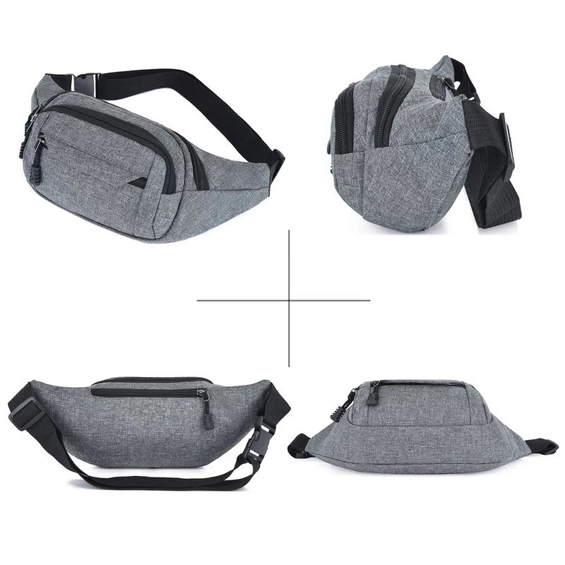 Canvas Waist Bag Phone Belt Pouch