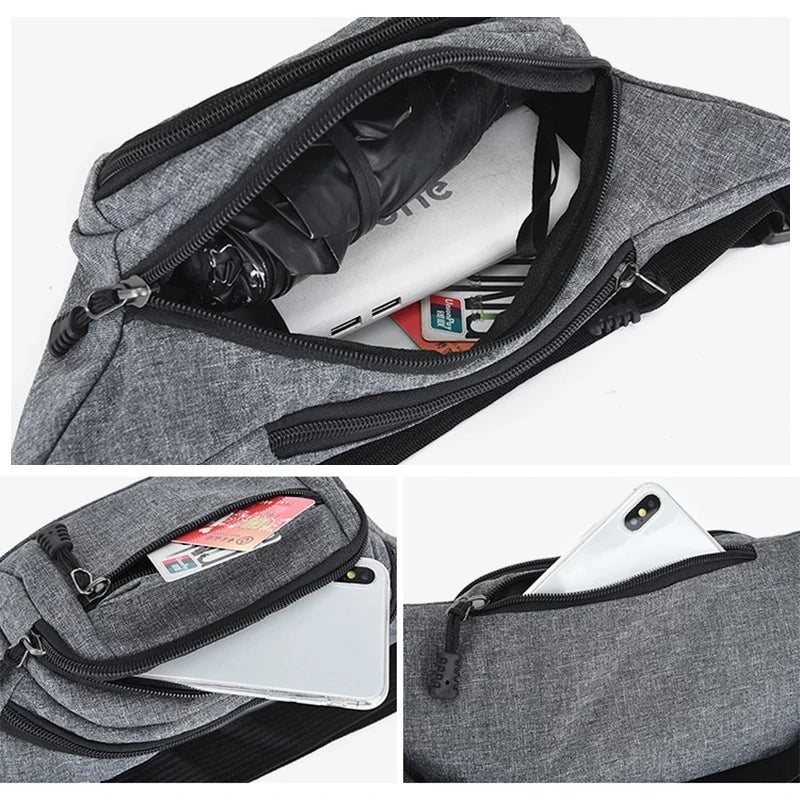 Canvas Waist Bag Phone Belt Pouch