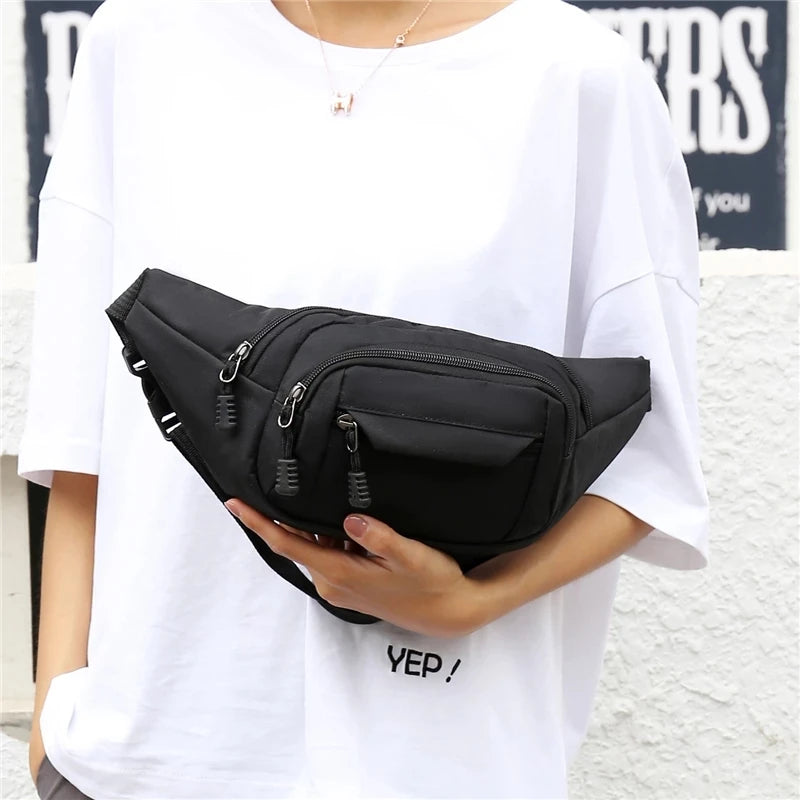 Canvas Waist Bag Phone Belt Pouch