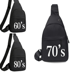 Canvas Waist Bag Pack Large Phone Belt Pouch Print Travel Fanny Banana Bag
