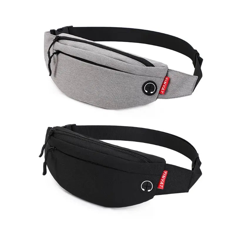 Men Waist Fanny Pack Belt Shoulder Bag Travel Hip Crossbody Purse