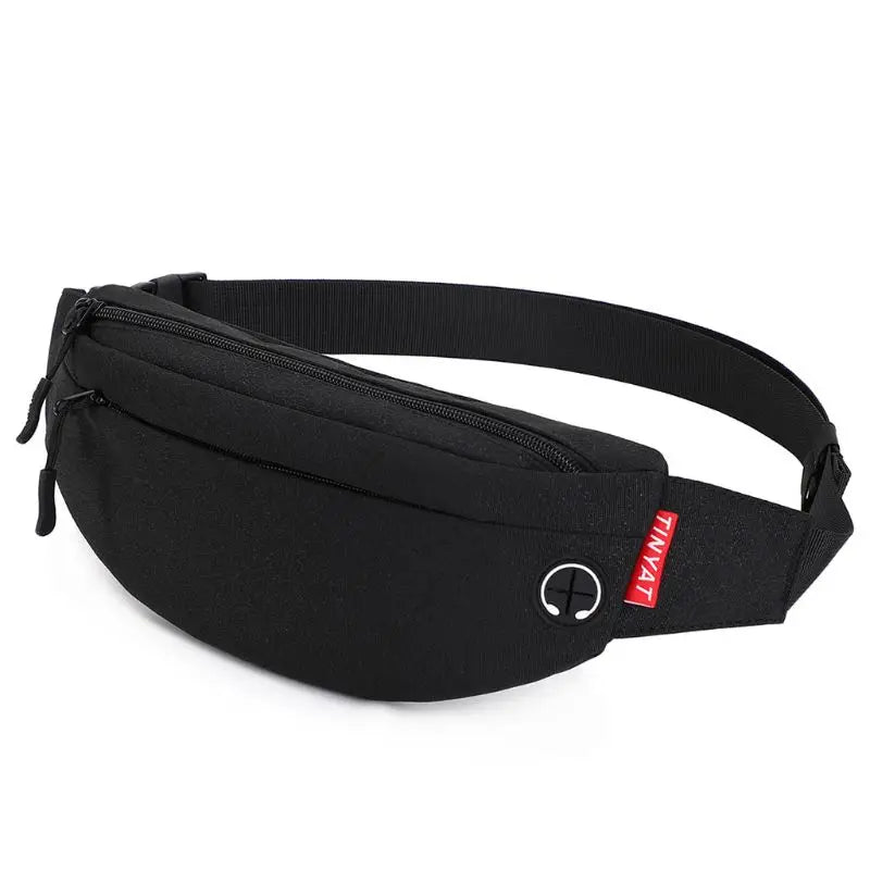 Men Waist Fanny Pack Belt Shoulder Bag Travel Hip Crossbody Purse
