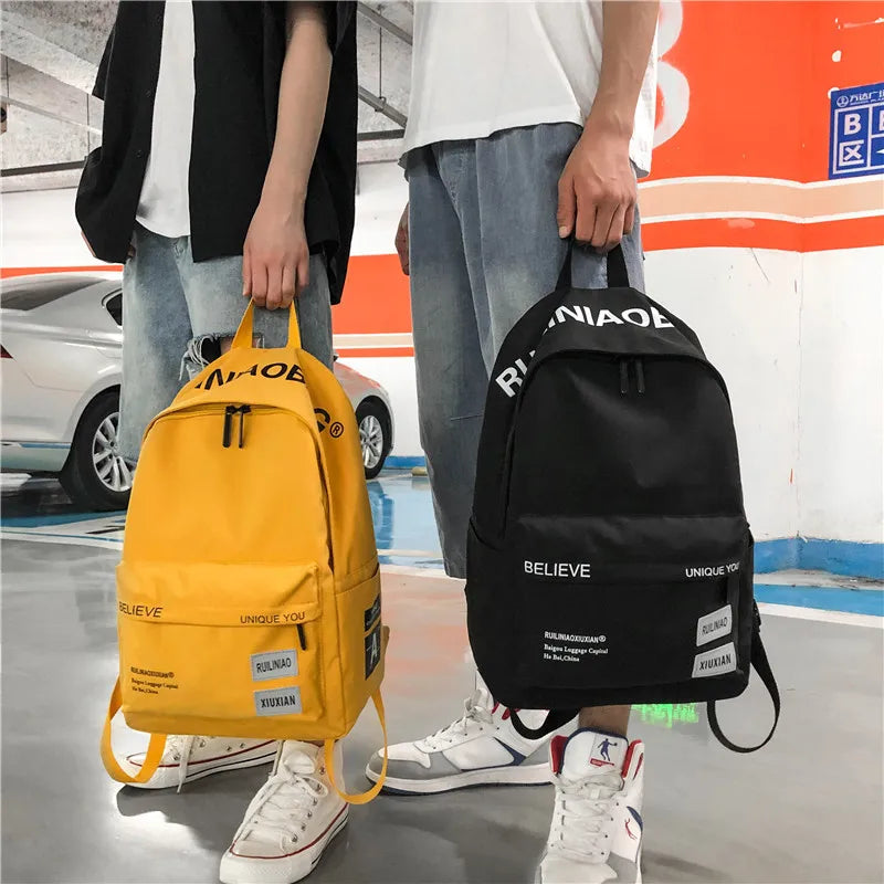 Men Women Teenager Schoolbags Girls Boys Laptop Backpack