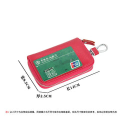 Leather Keychains for Men Women Cars Auto Keys Wallets