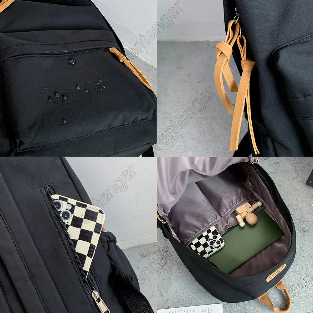 Harajuku Waterproof School Backpack Student Travel Bag