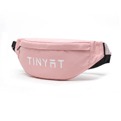 Men Women Letters Print Waterproof Fanny Pack Outdoor Waist Bag Pouch