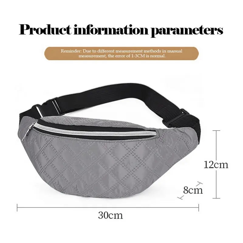 Sports Waist Bag Men Women Multi-functional Money Belt