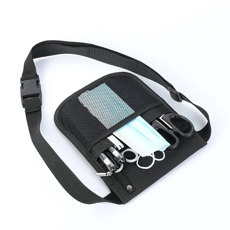 Nurse Fanny Pack Purse Nursing Belt Organizer Waist Bag Nurse Scissors Care Kit