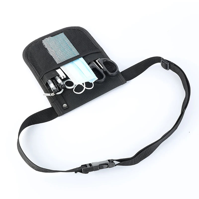 Nurse Fanny Pack Purse Nursing Belt Organizer Waist Bag Nurse Scissors Care Kit