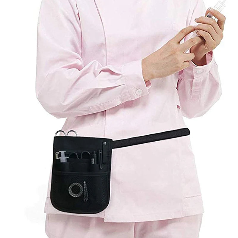 Nurse Fanny Pack Purse Nursing Belt Organizer Waist Bag Nurse Scissors Care Kit